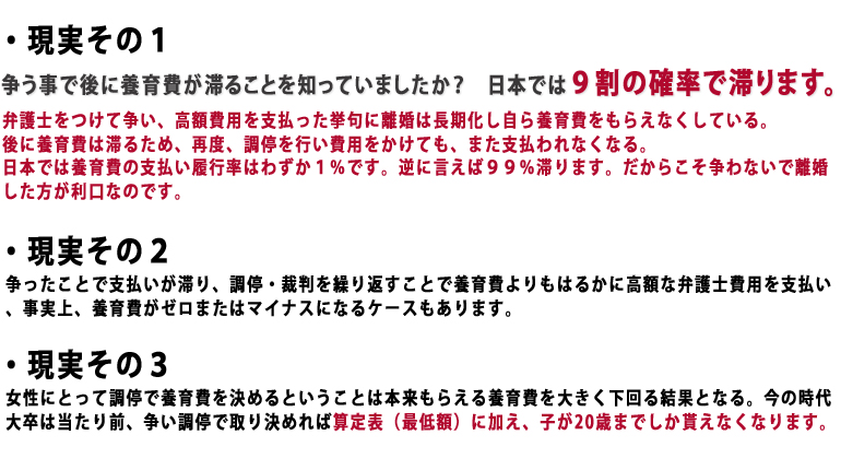80%の確率で養育費未払い